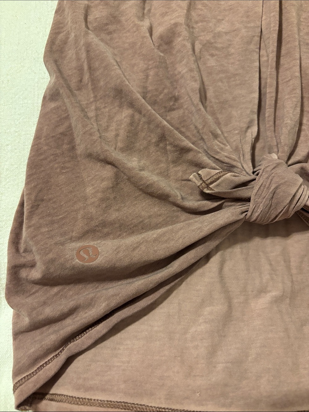 lululemon athletica Knot-Front Tank Top - Dusty Mauve